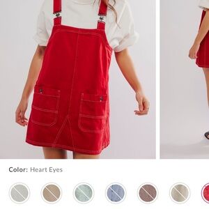 Free People Red Mini Dress